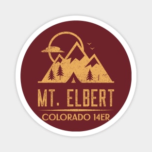 MOUNT ELBERT COLORADO 14ER Magnet